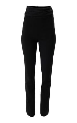 Carolina Herrera Carolina Herrera Lucia Draped BiStretch Wool Tailoring SkinnyLeg Pants