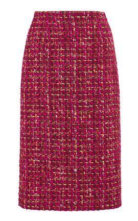 Carolina Herrera Carolina Herrera MidRise Multi Tweed Pencil Skirt