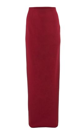 Carolina Herrera Carolina Herrera MidRise Stretch Wool Tailoring Column Skirt