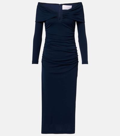 Carolina Herrera Carolina Herrera Off-shoulder ruched midi dress