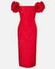 Carolina Herrera Carolina Herrera Off-shoulder silk cocktail dress - 1