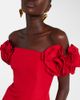 Carolina Herrera Carolina Herrera Off-shoulder silk cocktail dress - 4