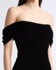 Carolina Herrera Carolina Herrera Off the Shoulder Stretch Velvet Midi Dress - 2