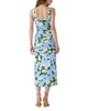 Carolina Herrera Carolina Herrera Printed Thick Strap Draped Midi Dress - 2