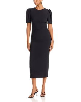 Carolina Herrera Carolina Herrera Puff Sleeve Midi Dress