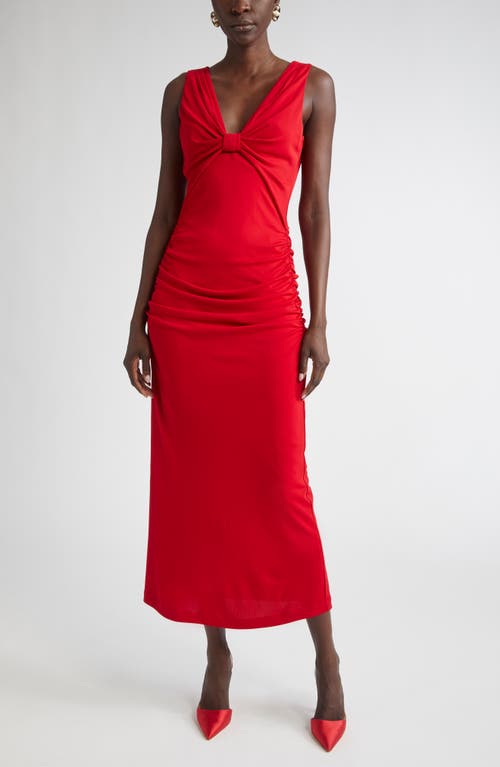 Carolina Herrera Carolina Herrera Ruched Jersey Column Dress