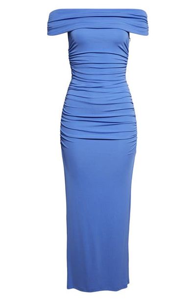 Carolina Herrera Carolina Herrera Ruched Off the Shoulder Jersey Dress