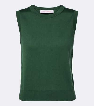 Carolina Herrera Carolina Herrera Silk and cotton tank top