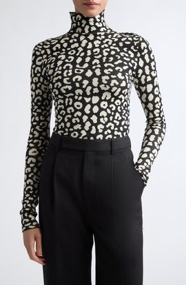 Carolina Herrera Carolina Herrera Silk Blend Turtleneck Sweater