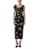 Carolina Herrera Carolina Herrera Silk Draped Off Shoulder Dress - 1