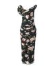 Carolina Herrera Carolina Herrera Silk Draped Off Shoulder Dress - 4