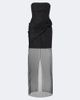 Carolina Herrera Carolina Herrera Silk faille and organza bustier gown - 1