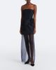 Carolina Herrera Carolina Herrera Silk faille and organza bustier gown - 2