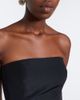 Carolina Herrera Carolina Herrera Silk faille and organza bustier gown - 3