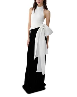Carolina Herrera Carolina Herrera Silk Side Tie Sleeveless Top