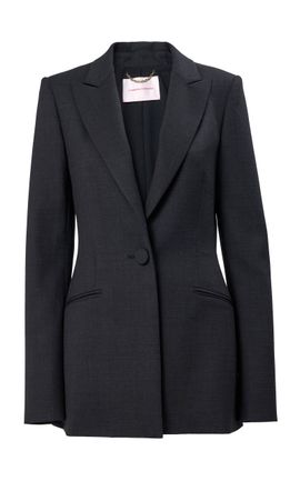 Carolina Herrera Carolina Herrera SingleBreasted BiStretch Wool Tailoring Jacket