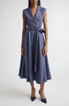 Carolina Herrera Carolina Herrera Sleeveless Midi Trench Dress