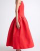 Carolina Herrera Carolina Herrera Strapless Straight Neck Silk Ballgown - 3