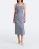 Carolina Herrera Carolina Herrera Striped draped cotton cocktail dress - 2