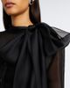 Carolina Herrera Carolina Herrera Tie-neck silk organza blouse - 3