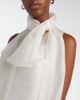 Carolina Herrera Carolina Herrera Tie-neck silk top - 4