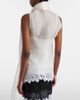 Carolina Herrera Carolina Herrera Tie-neck silk top - 5