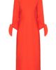 Carolina Herrera Carolina Herrera Tie Sleeve Midi Dress - 1