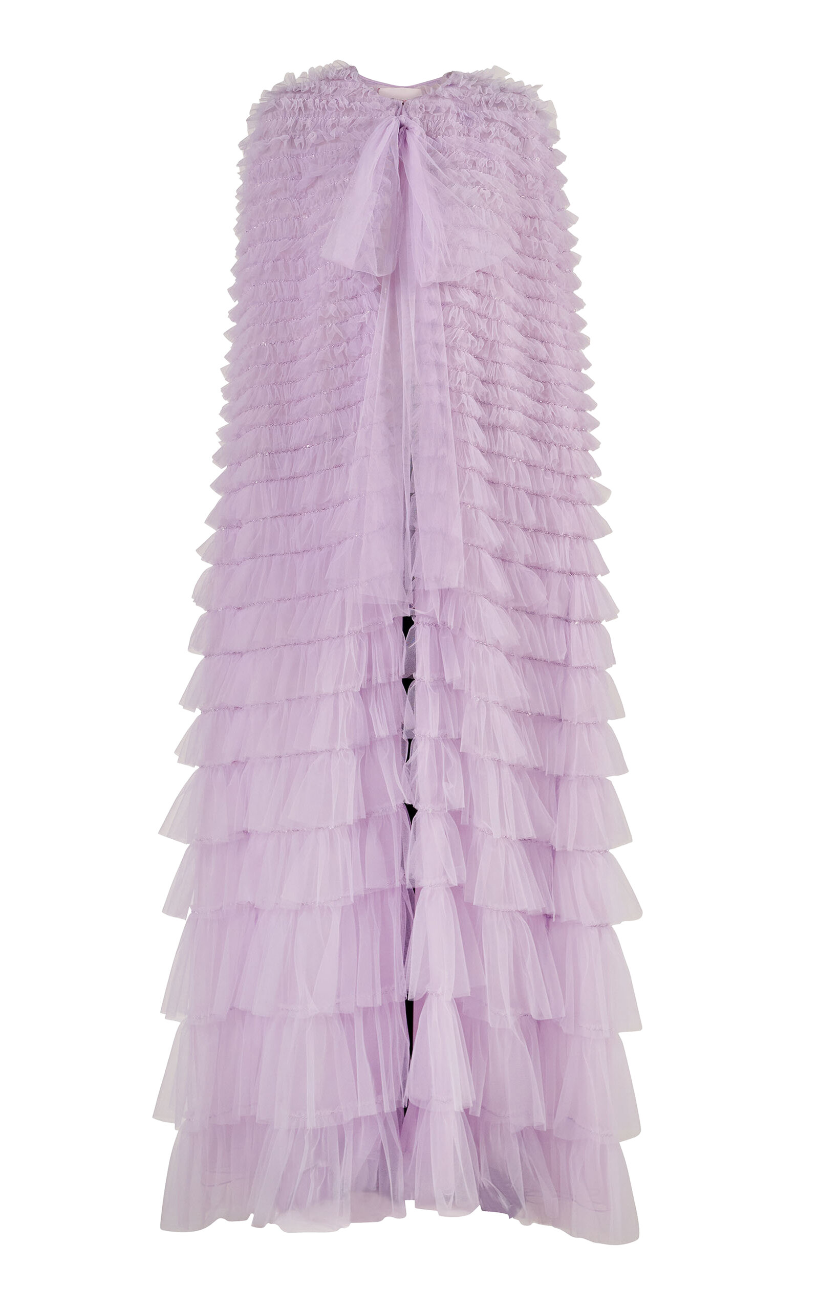 Carolina Herrera Carolina Herrera Tiered Nylon Tulle Cape