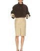 Carolina Herrera Carolina Herrera Twill Pencil Skirt - 5