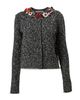 Carolina Herrera Carolina Herrera Wool Blend Embellished Crewneck Cardigan - 4