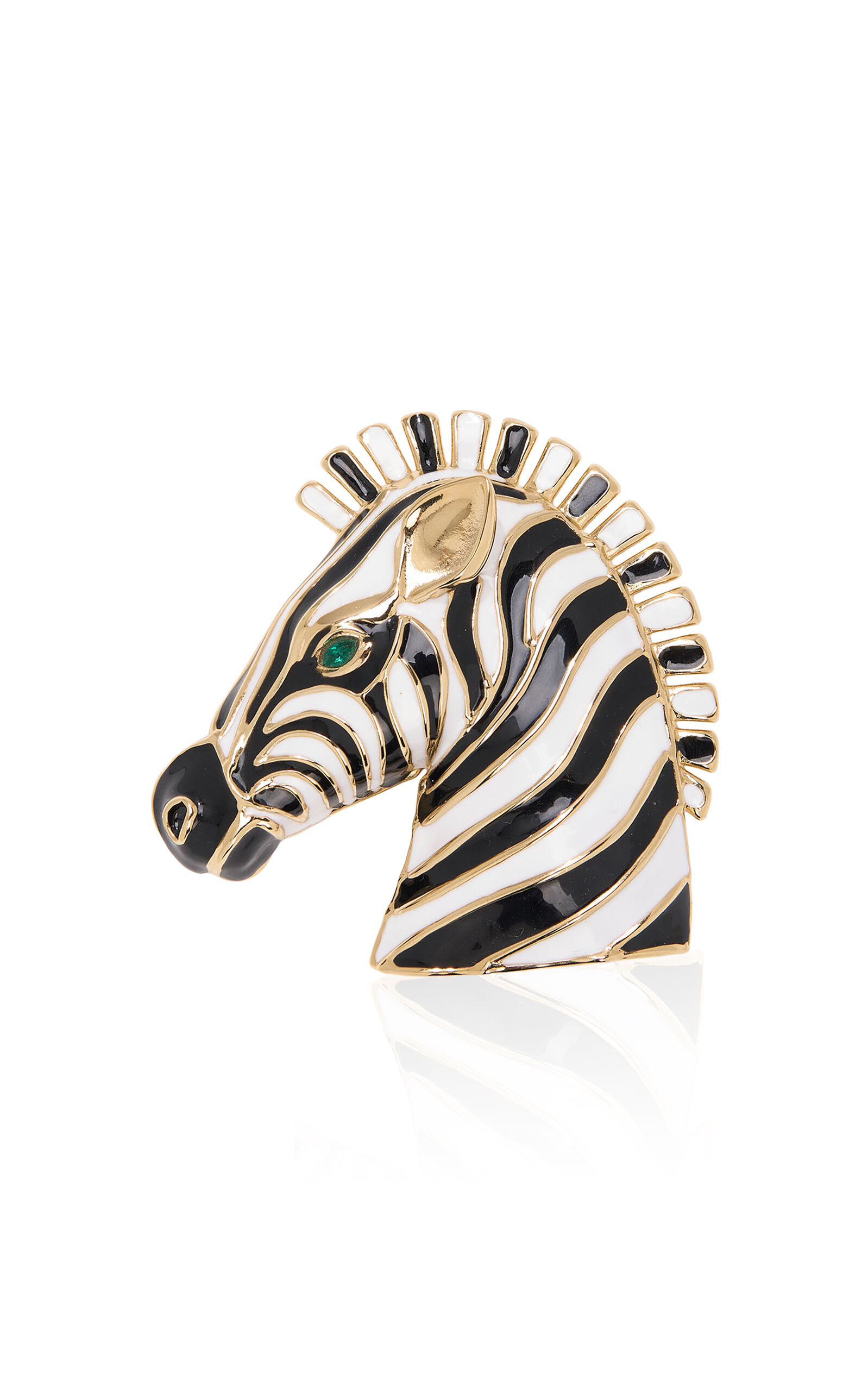 Carolina Herrera Carolina Herrera Zebra Brooch