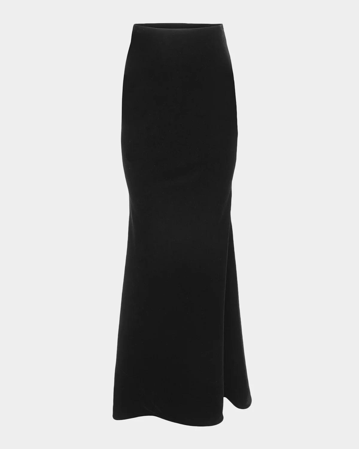 Carolina Herrera Chalet Trumpet Floor-Length Skirt