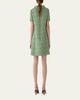 Carolina Herrera Collared Metallic Tweed Mini Shift Dress - 3