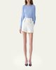 Carolina Herrera High-Rise Button-Front Sailor Shorts - 2