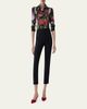 Carolina Herrera Semi-Sheer Floral Buttoned Blouse - 2
