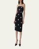 Carolina Herrera Strapless Floral Embroidered Sheath Dress - 4