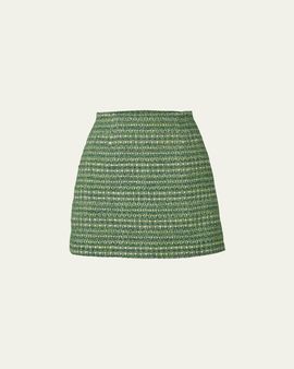 Carolina Herrera Tweed Mini Skirt
