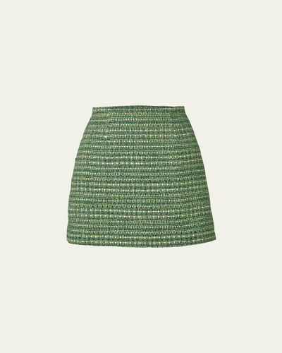 Carolina Herrera Tweed Mini Skirt