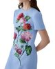 Carolina Herrera Women's Bead-Embellished Floral Short-Sleeve Dress - 4