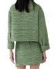 Carolina Herrera Women's Boxy Cotton-Blend Crop Jacket - 5