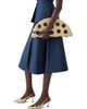 Carolina Herrera Women's Cabana Button-Front Stretch-Cotton Midi-Skirt - 3