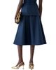 Carolina Herrera Women's Cabana Button-Front Stretch-Cotton Midi-Skirt - 4