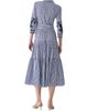 Carolina Herrera Women's Cabana Embroidered-Sleeve Belted Cotton Midi Shirtdress - 3