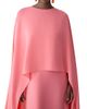 Carolina Herrera Women's Cape Front Crepe Gown - 4