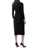 Carolina Herrera Women's Draped Long-Sleeve Midi Dress - 3