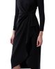 Carolina Herrera Women's Draped Long-Sleeve Midi Dress - 4