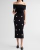 Carolina Herrera Women's Floral-Beaded Silk-Cotton Pencil Skirt - 2