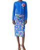Carolina Herrera Women's Floral Long-Sleeve Wool Cardigan - 2