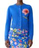 Carolina Herrera Women's Floral Long-Sleeve Wool Cardigan - 3