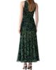 Carolina Herrera Women's Gathered V-Neck Midi-Dress - 3